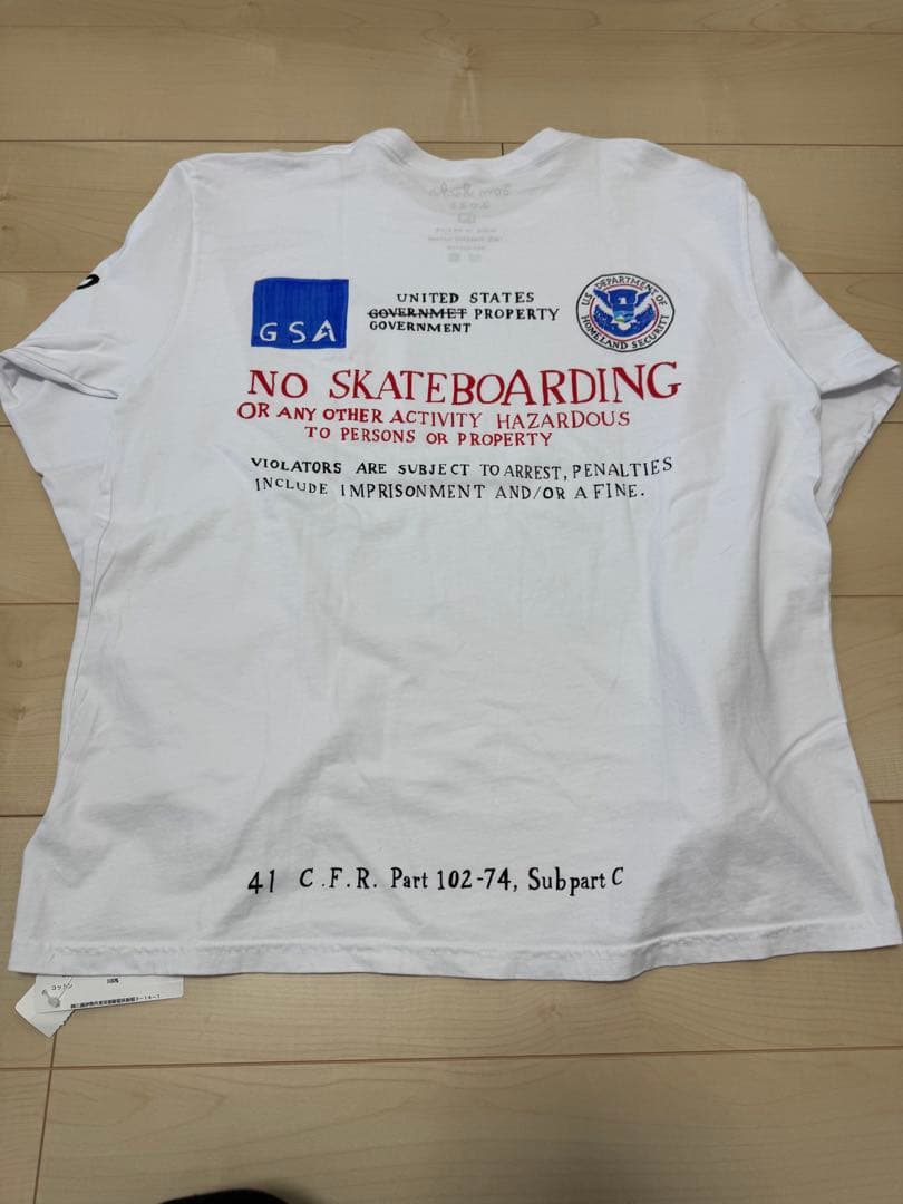 【新品】Tom Sachs トムサックス 伊勢丹 ロンT　white Lサイズ