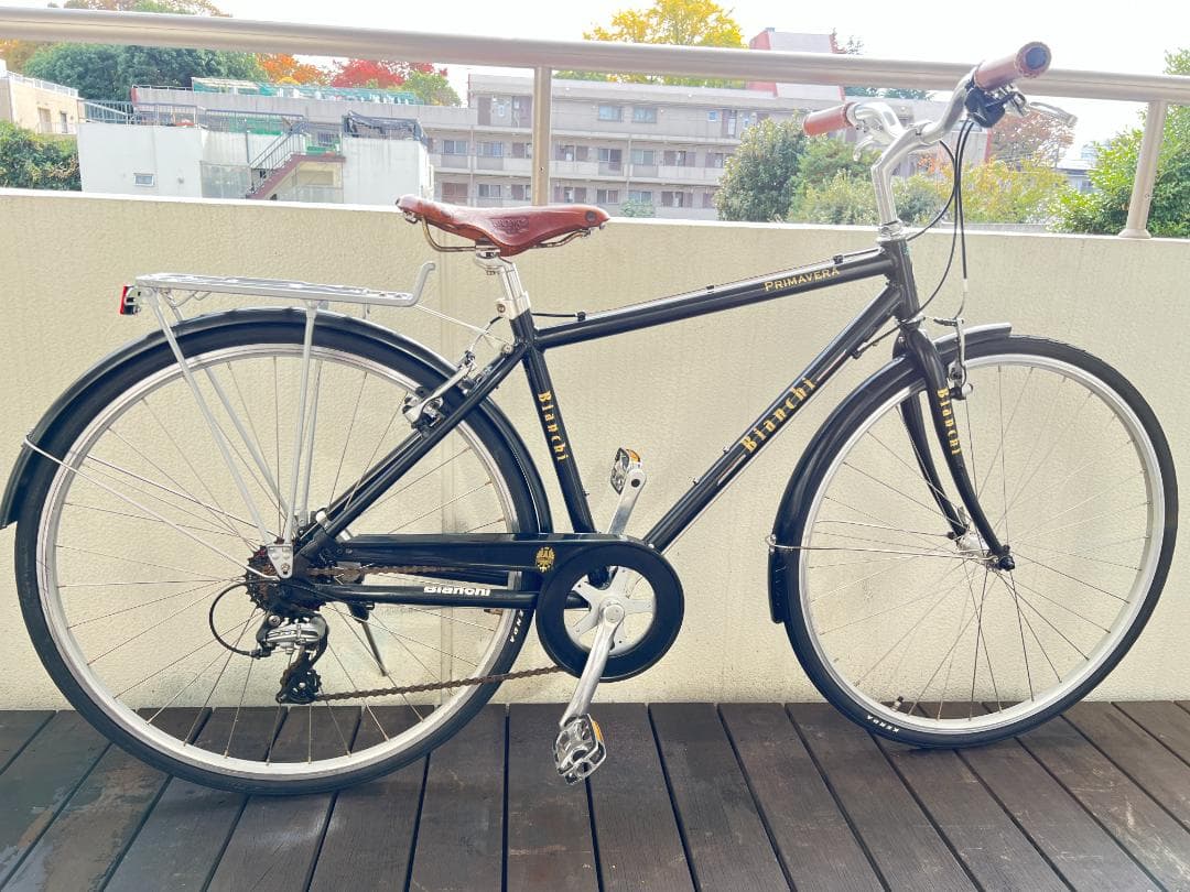 Bianchi PRIMAVERA Ｍイタリアンデザイン外装８段変速 引取専用
