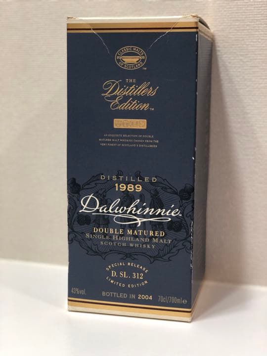 ダルウィニー dalwhinnieダブルマチュアード1989 正規品 ウイスキー