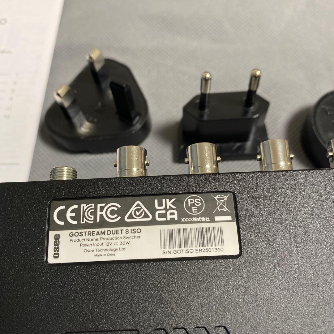 Osee GoStream Duet 8 ISO 8チャンネルビデオスイッチャー