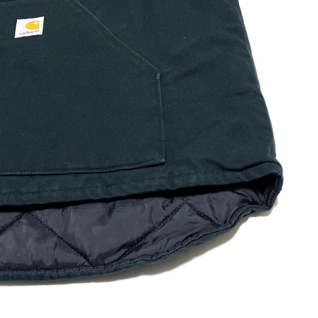 ヨ*ー様 Carhartt ダックベスト ブラック Size XXL位 ビッグサ