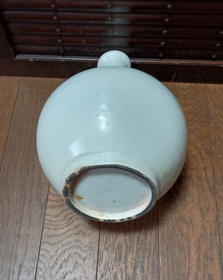 白磁徳利　白磁　花生