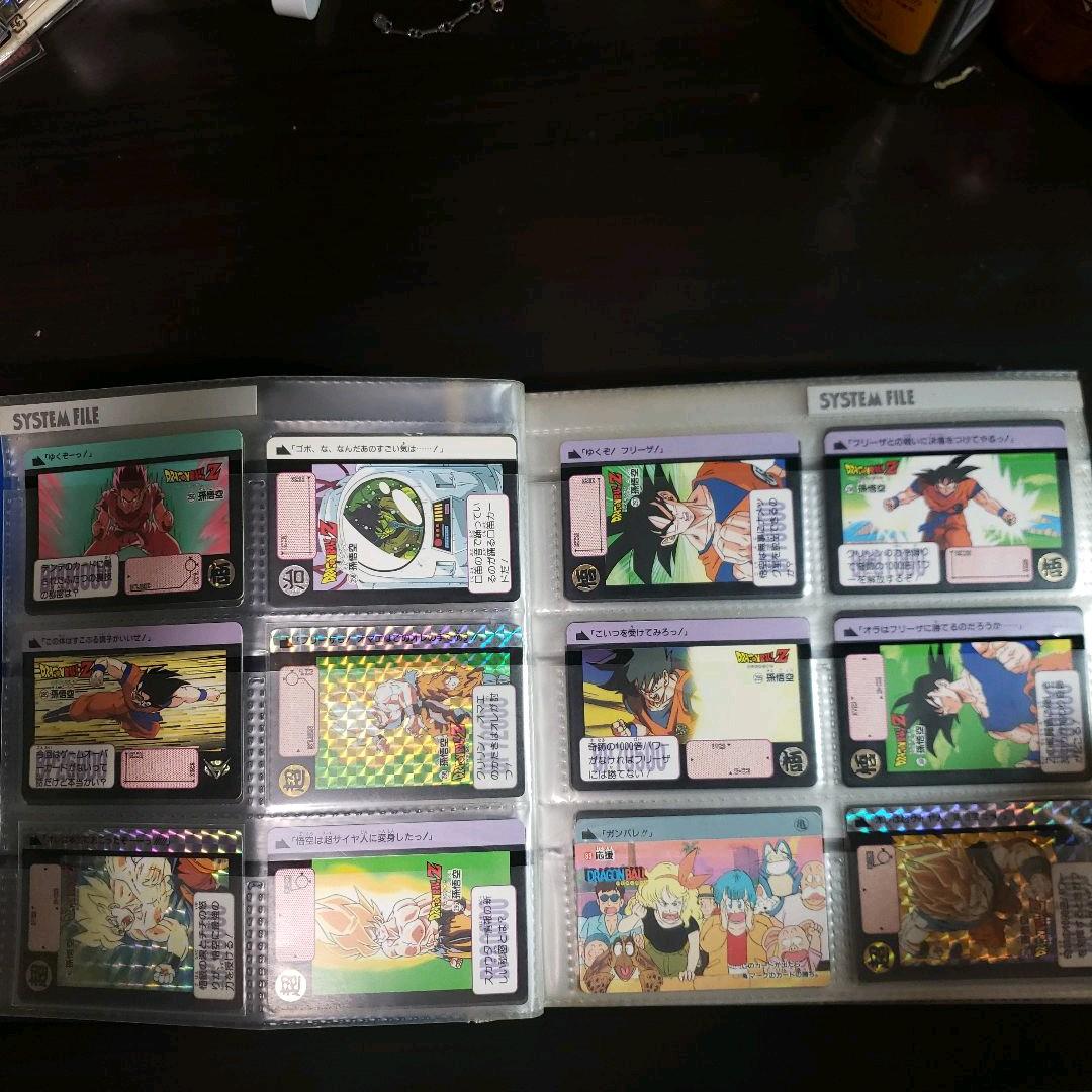 超希少＆極美品。ファイル事送りますよドラゴンボールカードダス 悟空関連まとめ売り