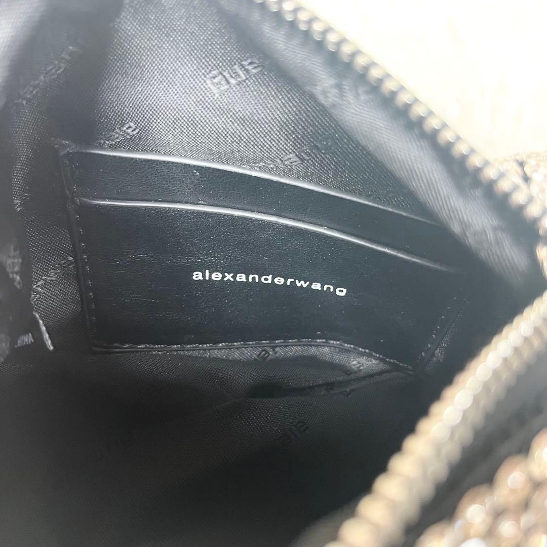【美品】 アレキサンダーワン heiress ラインストーンメッシュポーチ