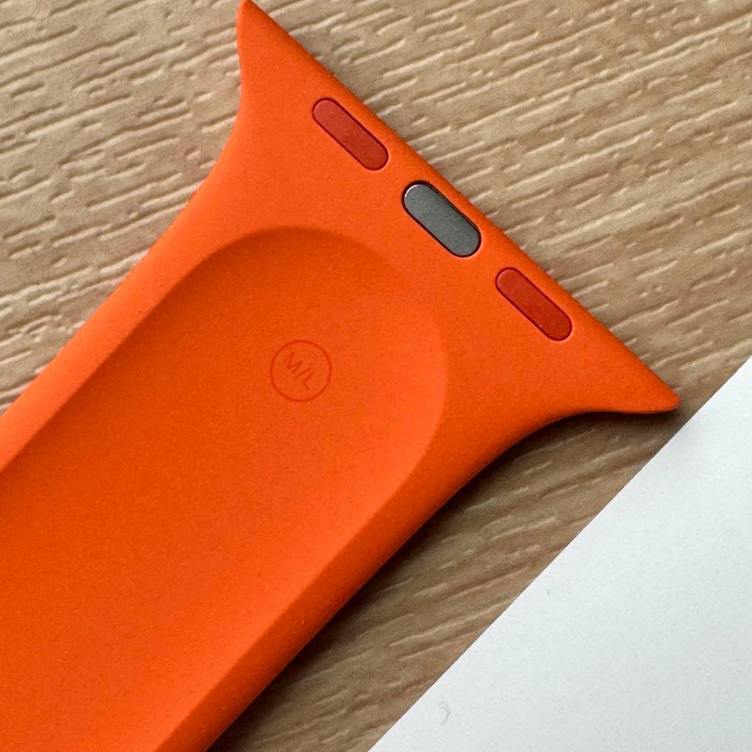 2333 Apple Watch エルメス　オレンジ　ラバー　スポーツバンド