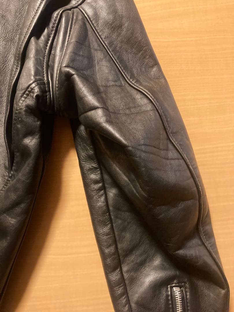 k*4様 Schott ライダースジャケット 黒 38 シングル 641 ショッ