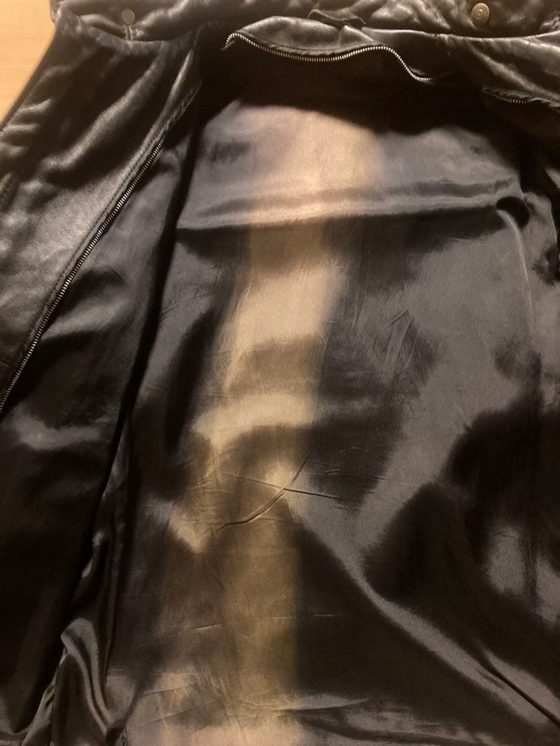 k*4様 Schott ライダースジャケット 黒 38 シングル 641 ショッ