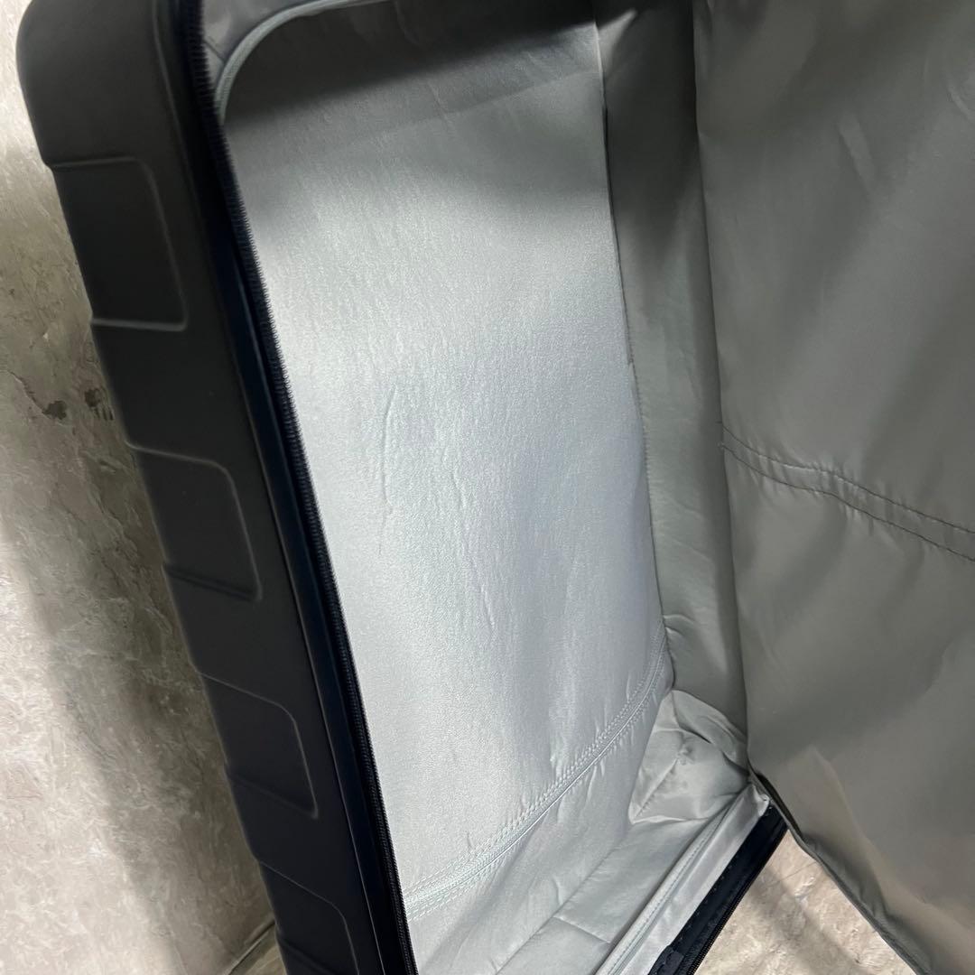 未使用に近い 無印良品 バーを自由に調節できる ハードキャリーケース 75L