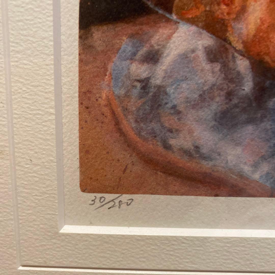 鶴岡義雄 早春賦 85/280 限定280部 リトグラフ