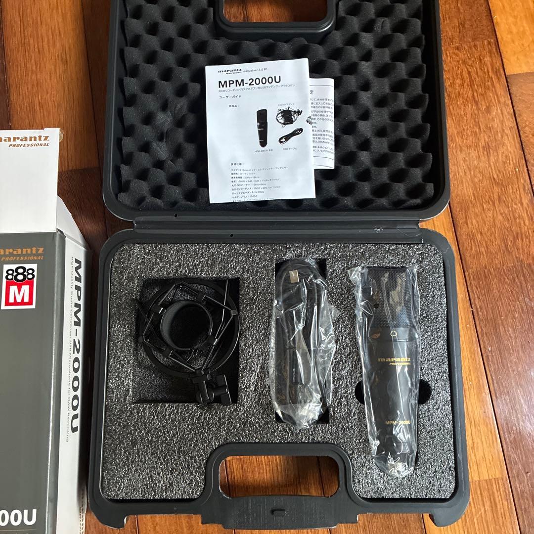 【未使用】marantz MPM-2000U USBコンデンサーマイク