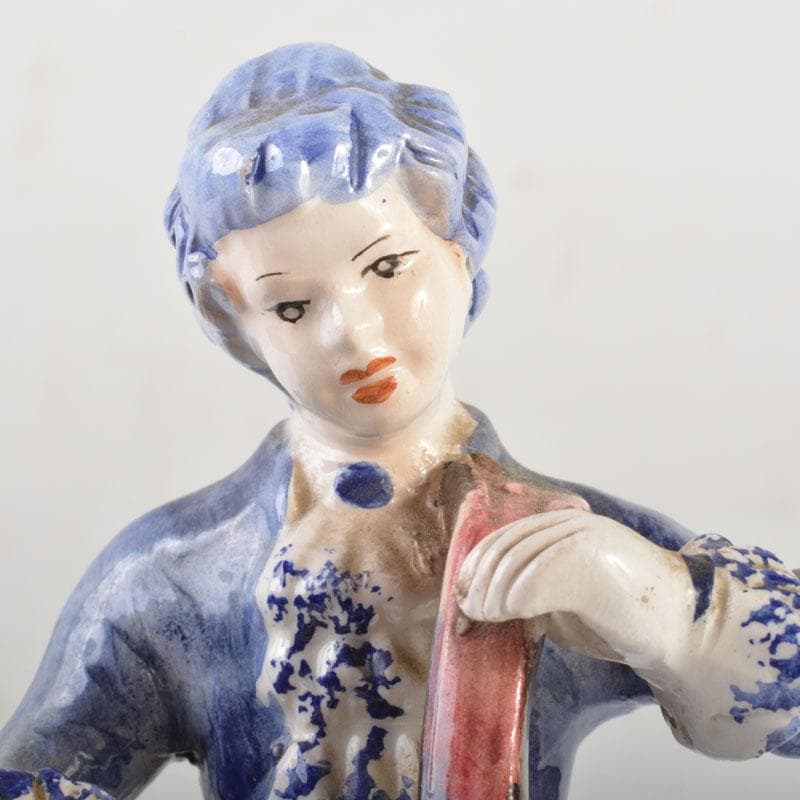 イタリア製　CAPODIMONTE　カポディモンテ　陶人形　2点　C　6520A