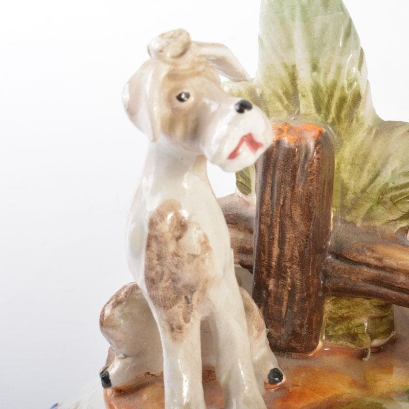 イタリア製　CAPODIMONTE　カポディモンテ　陶人形　2点　C　6520A
