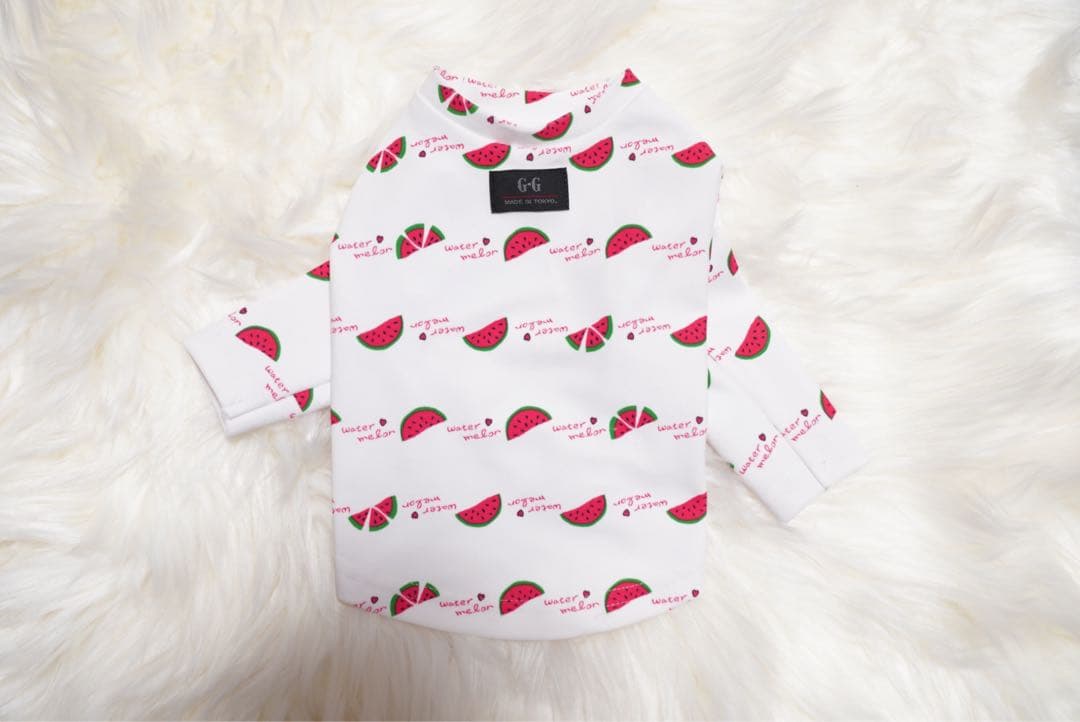 アトリエgg スイカ柄トップス