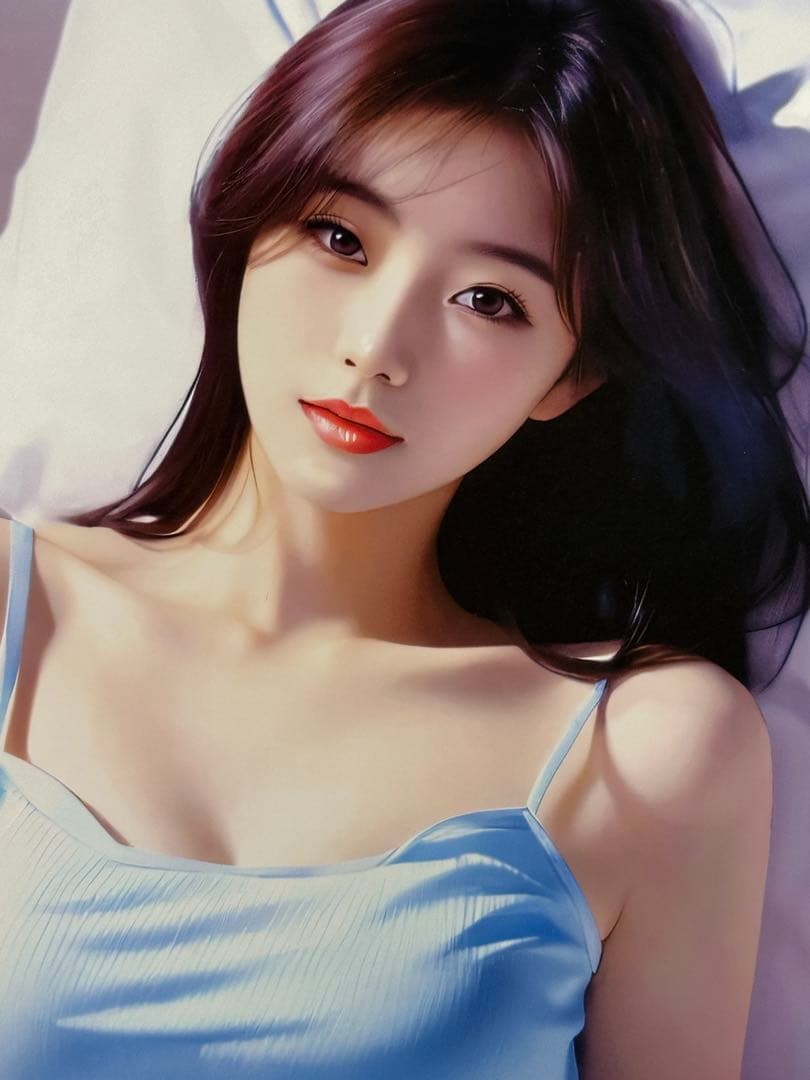 【真作保証】佐藤ヒロシ版画作品　美人画　真穂