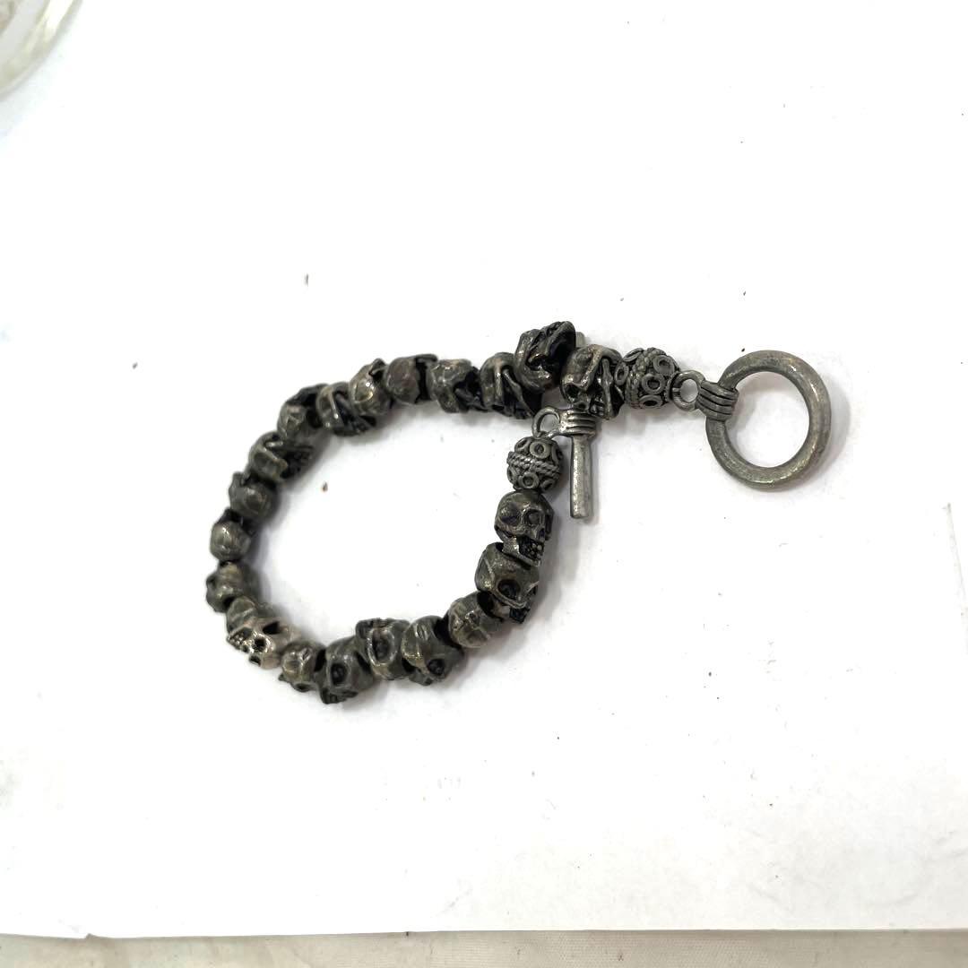 NECROMANCE ネクロマンス hide スカルブレスレット