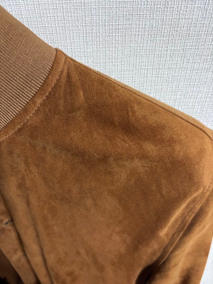 VALSTAR ゴートスエード ドライビングブルゾン　48