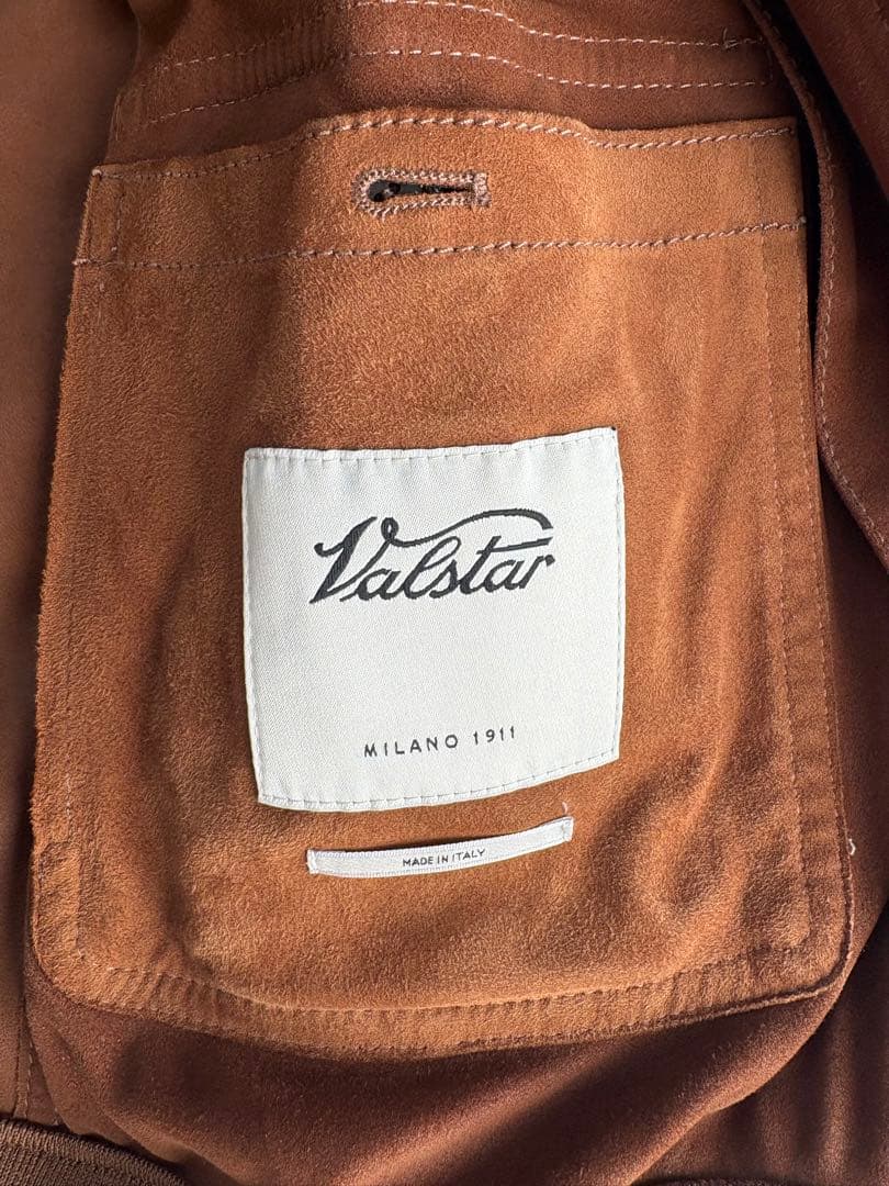 VALSTAR ゴートスエード ドライビングブルゾン　48