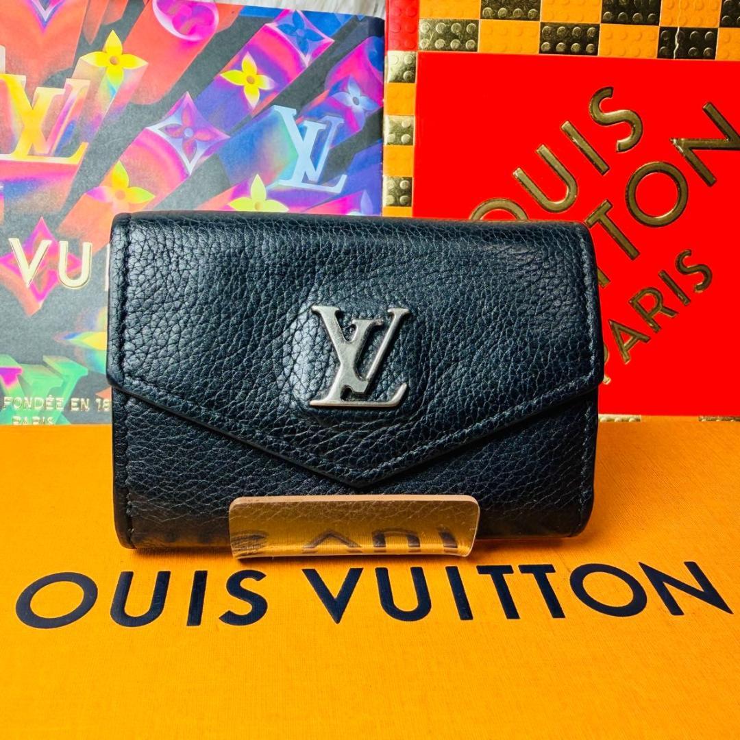 【セール中！】ルイヴィトン ポルトフォイユ・ロックミニ　三つ折り財布 ノワール