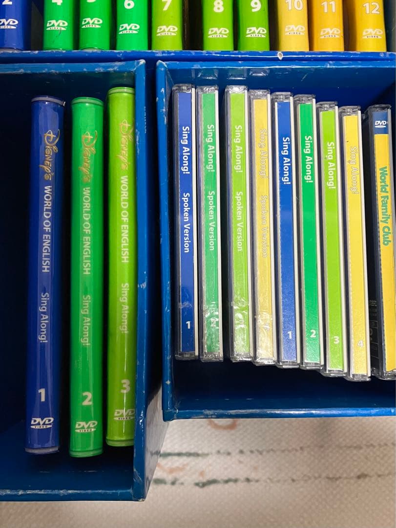 激安送込DWEディズニー英語システムBasic ABCsシングアロング教材セット