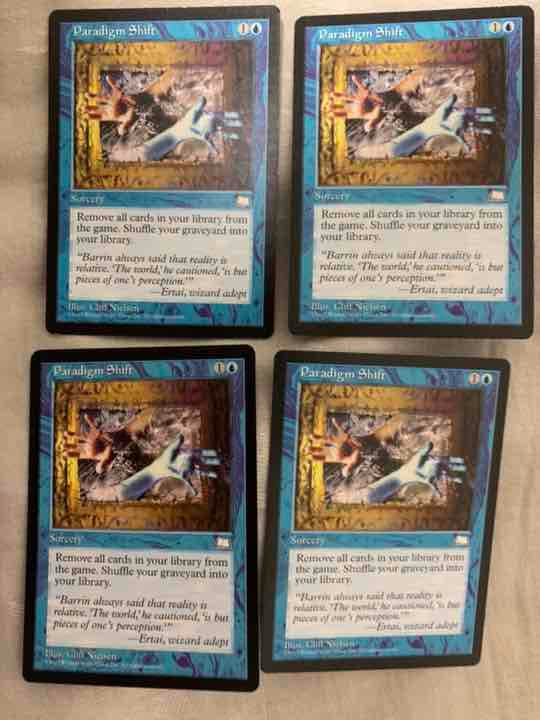 mtg パラダイム・シフト　4枚セット