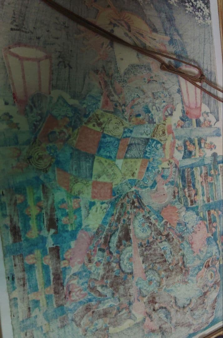 版画　オリジナル版画　無款　真贋保証　原書房(神田)　玉屋　花紫　花魁　江戸時代