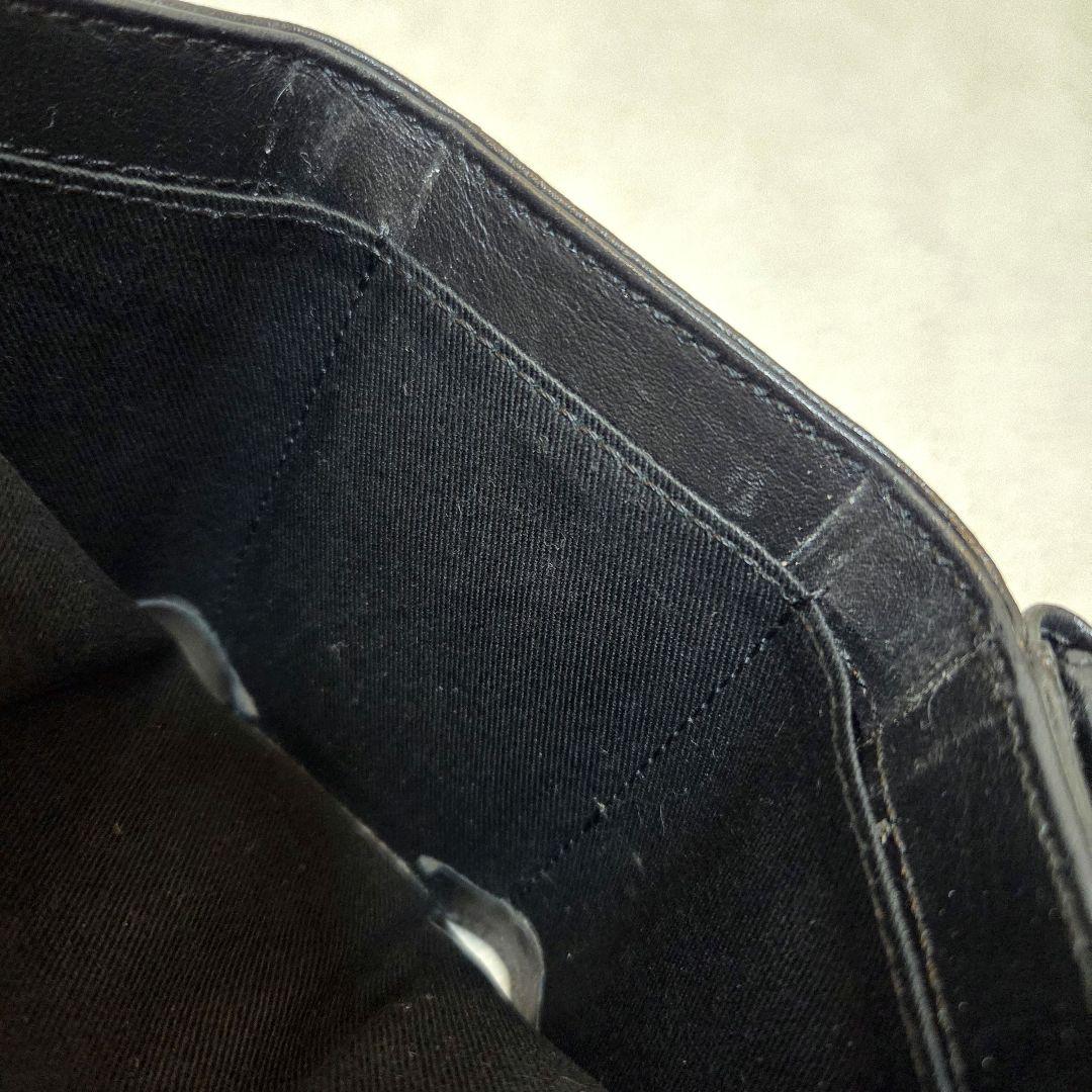 美品 ヴィヴィアンウエストウッド　3つ折り財布　レター型　オーブ　黒