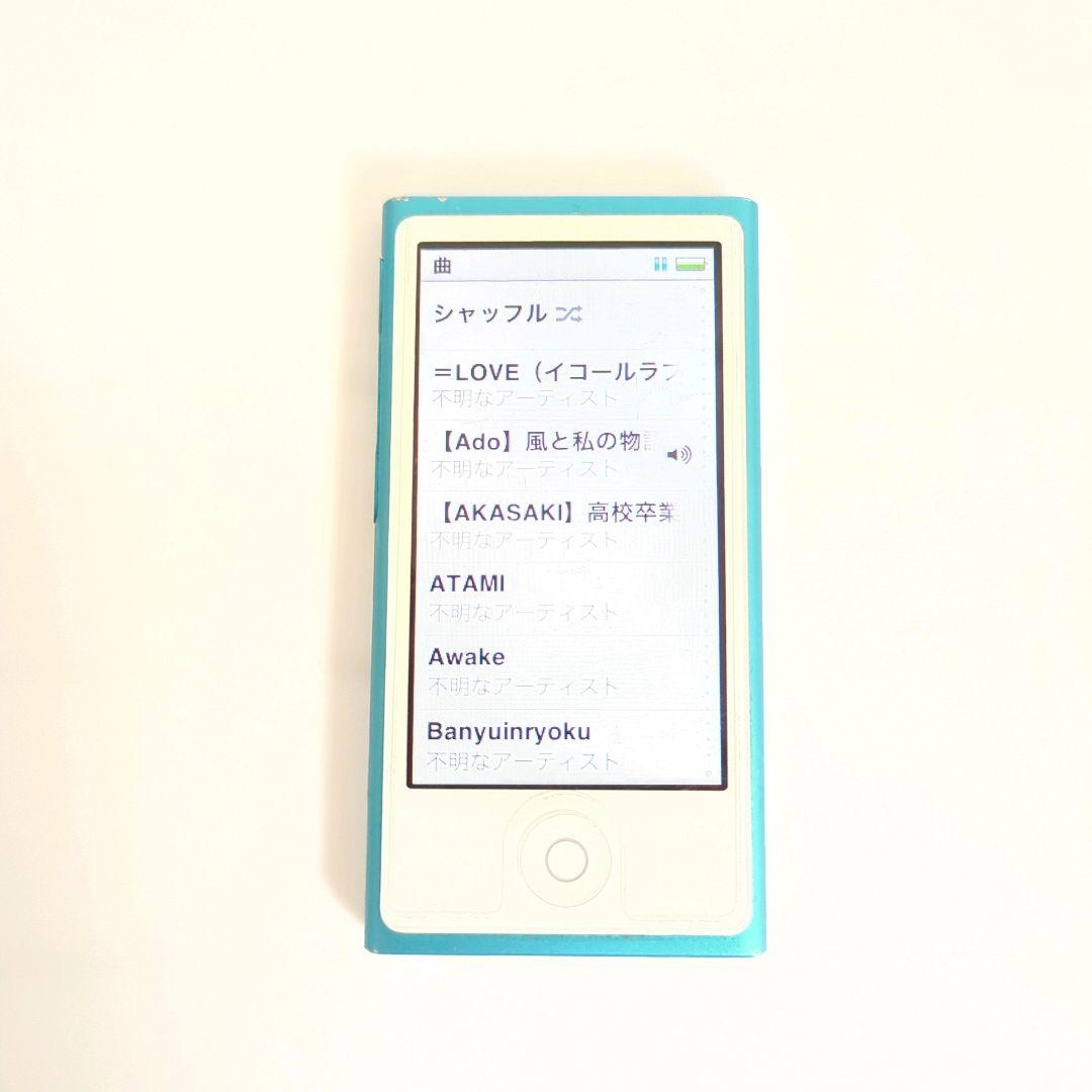 動作確認済み⭐️バッテリー良好⭐️iPod nano 第7世代☄ブルー