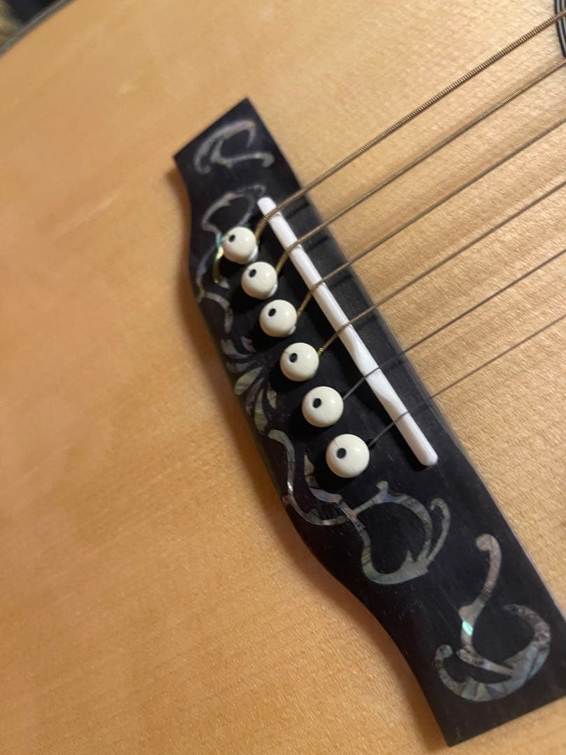 豪華装飾インレイ　アコースティックギター