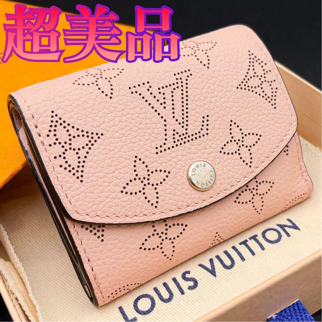特上美品★ルイヴィトン マヒナ ポルトフォイユ イリス XS マグノリア ピンク