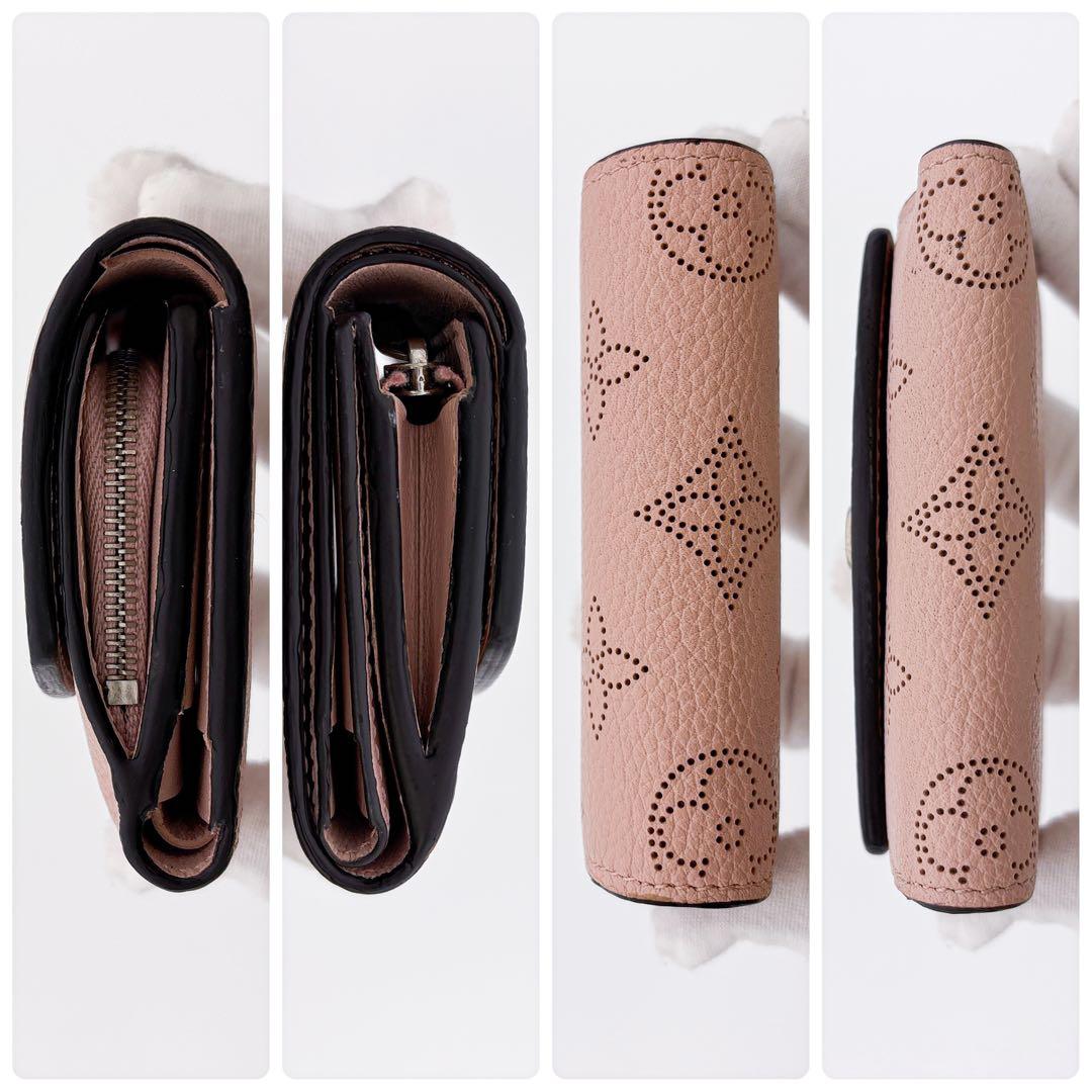 特上美品★ルイヴィトン マヒナ ポルトフォイユ イリス XS マグノリア ピンク