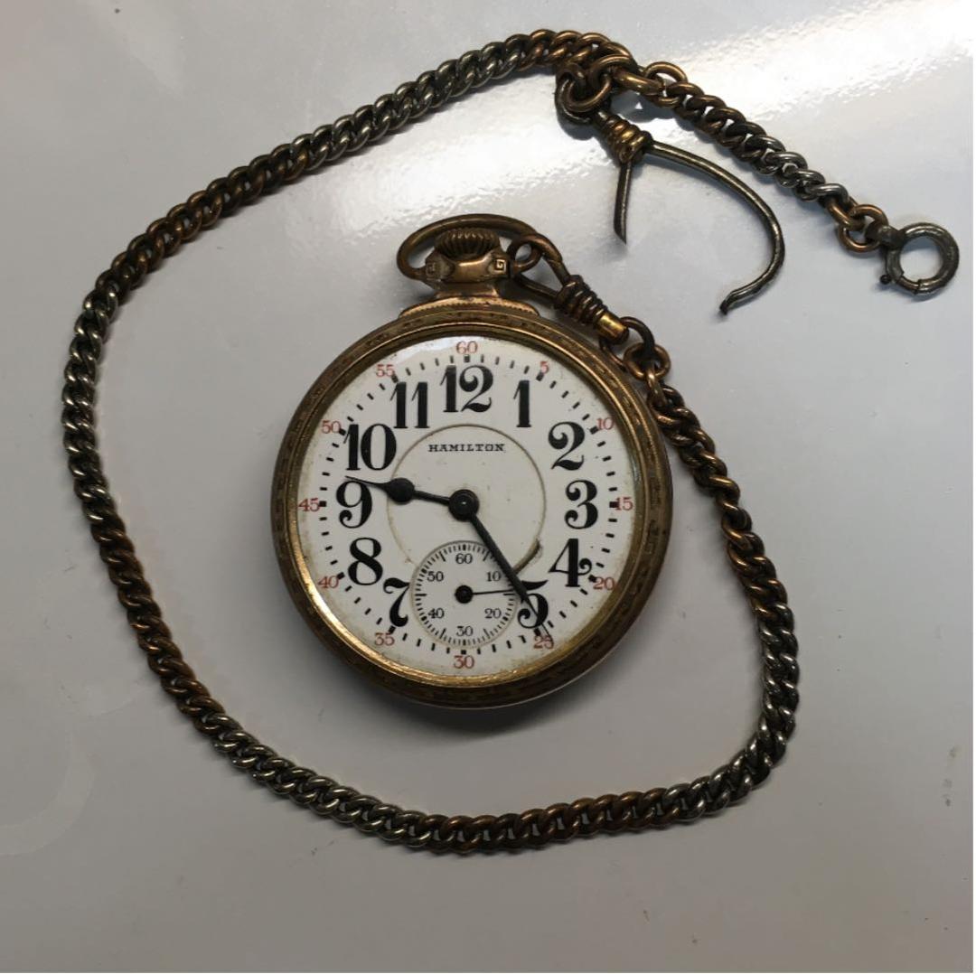 110年前の懐中時計（手巻き式）