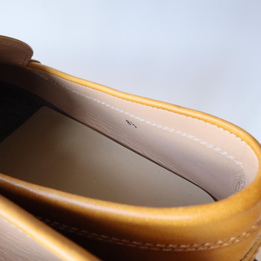 未使用トッズ　ゴンミーニ　イエローキャメル　8.5 27.5cm ドライビング