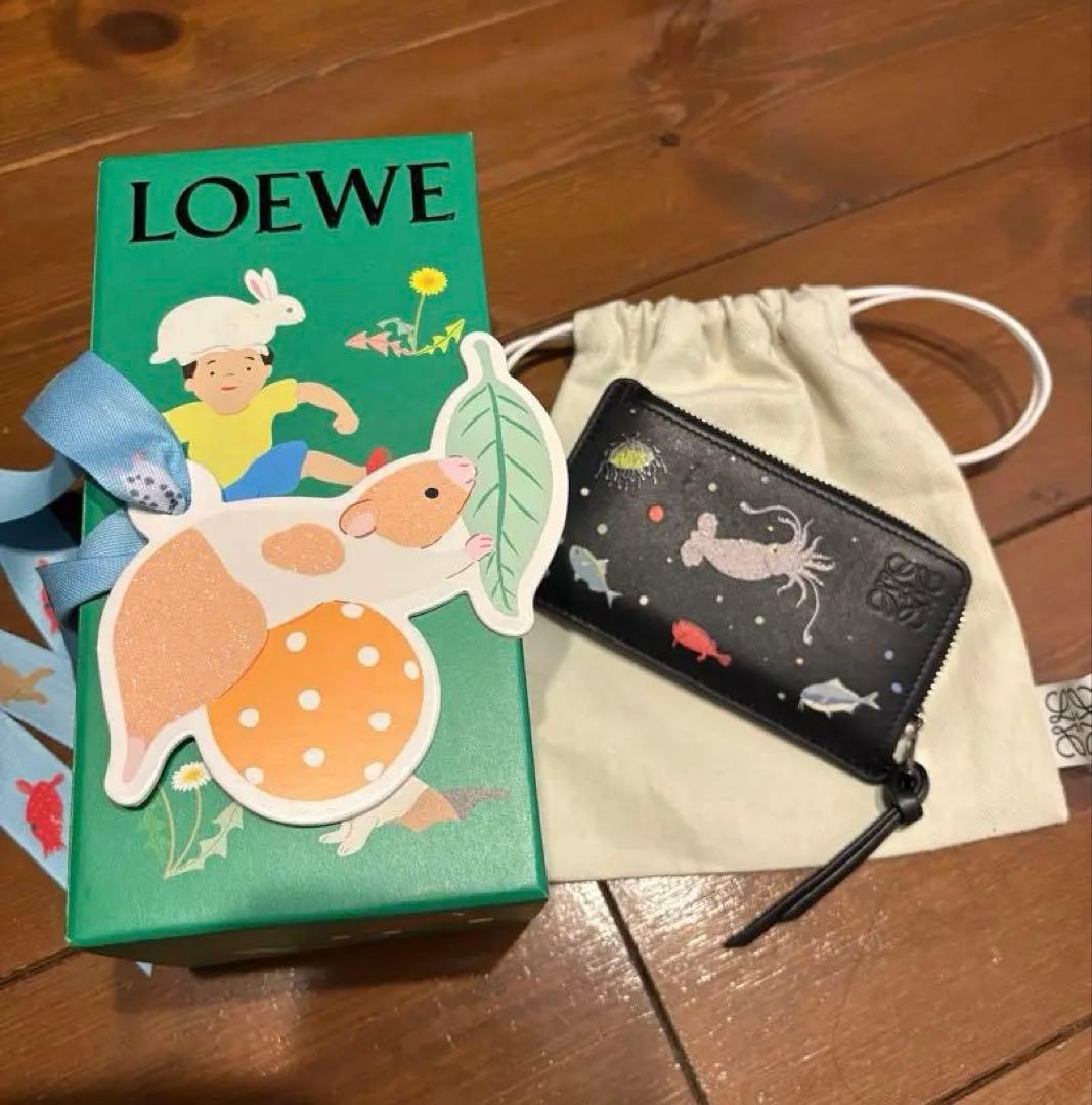 LOEWE 黒 レザー ケース