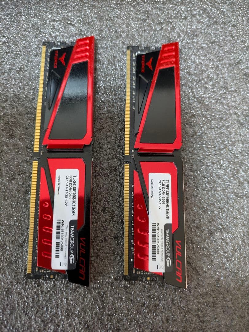 TEAMGROUP 16GB（ 8GB×2 ）DDR4 2666MHz