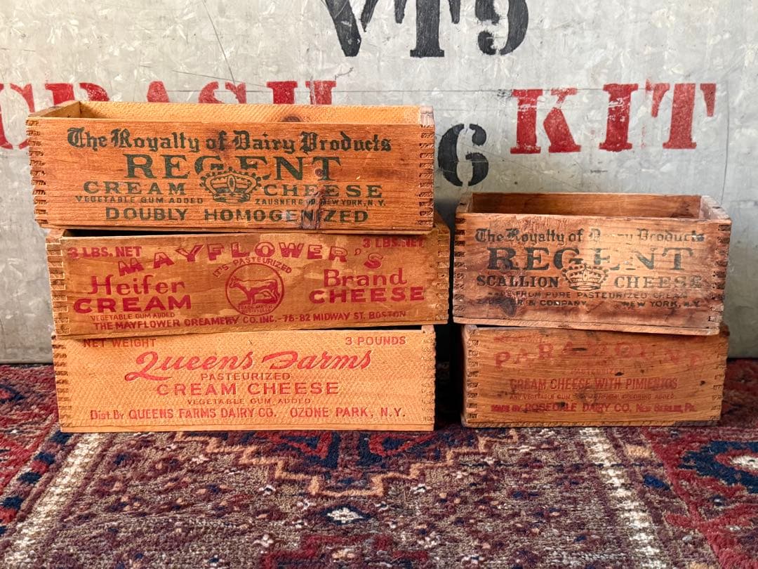 アンティーク雑貨 Vintage Cheese Box