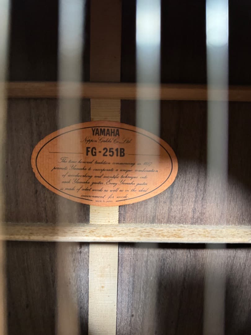 ヤマハギターFG-251B