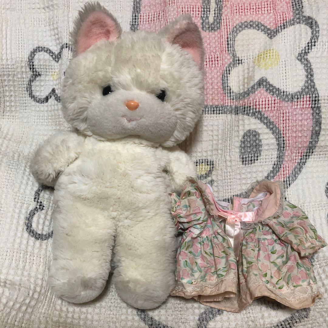 当時の物　昭和レトロ　ヴィンテージ 吉徳　クリーミー　ぬいぐるみ　中古品　①