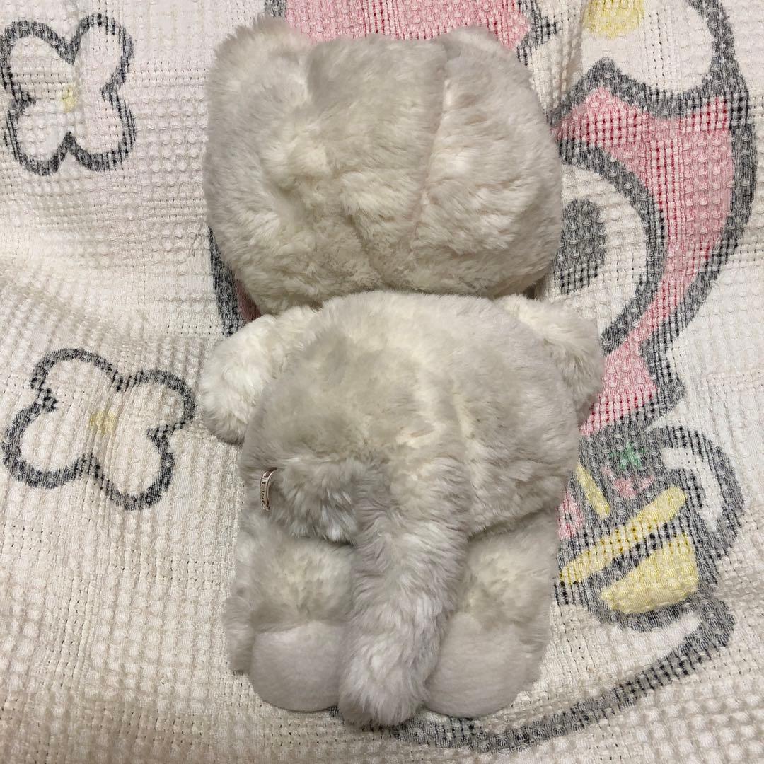 当時の物　昭和レトロ　ヴィンテージ 吉徳　クリーミー　ぬいぐるみ　中古品　①