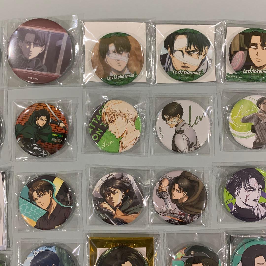 ☆進撃の巨人　リヴァイ　缶バッジ　おまとめ　24点