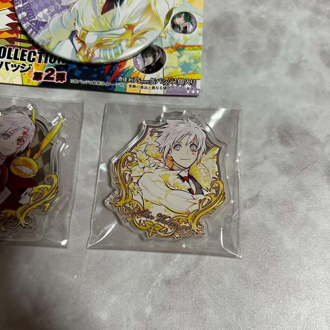D.Gray-man① Dグレ アレン コレクション缶バッジ アクリルバッジ①
