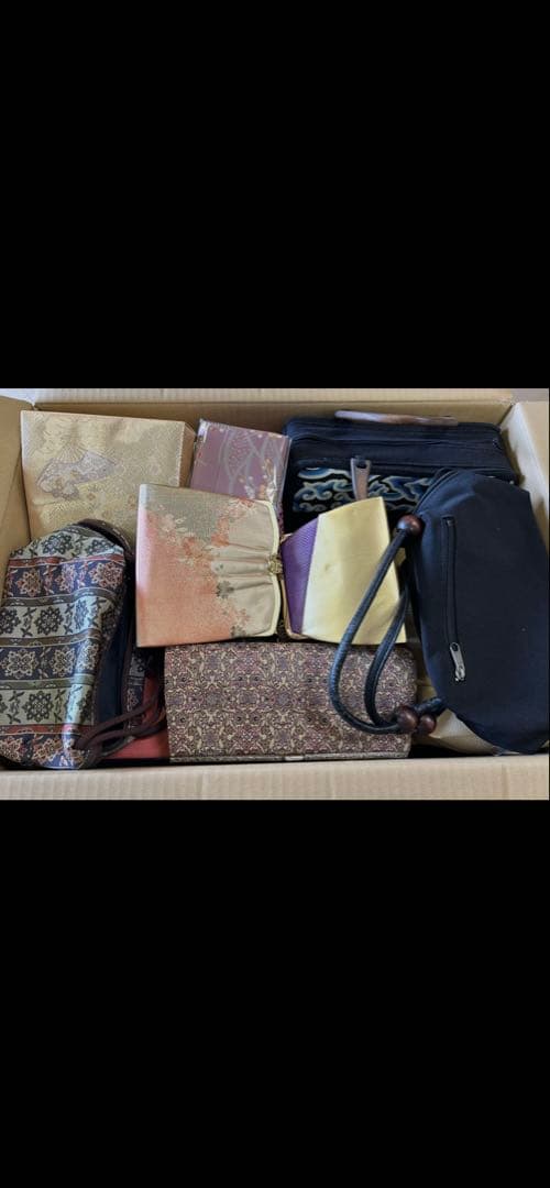 アース着物①中古和装バッグ5箱