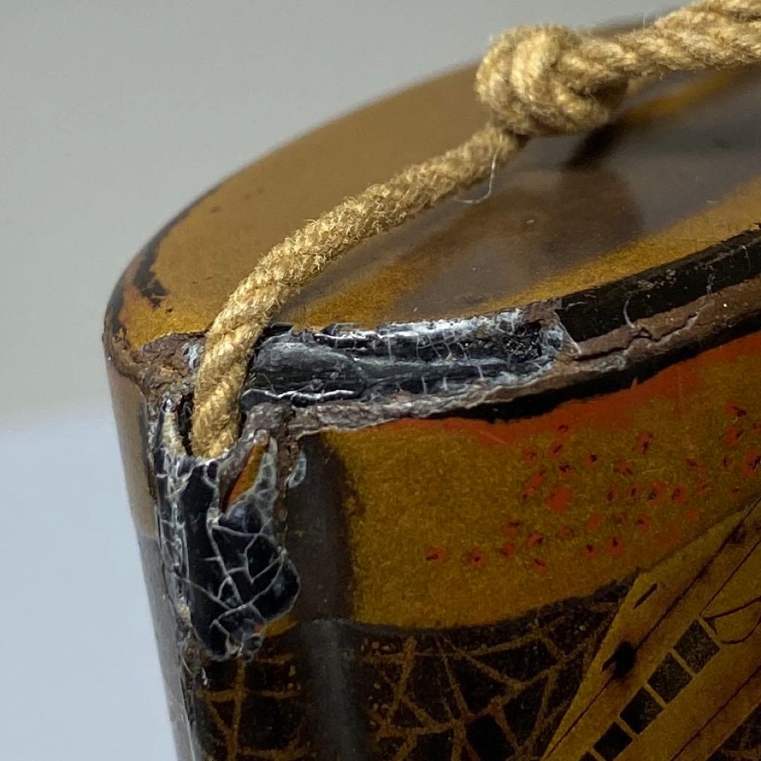 江戸時代　蒔絵印籠　箱付　トヒカル　58g 東N7-1026①