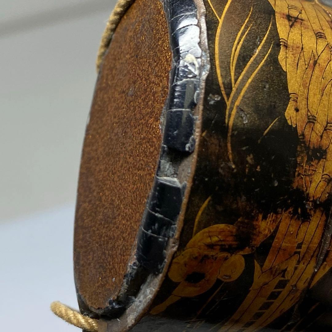 江戸時代　蒔絵印籠　箱付　トヒカル　58g 東N7-1026①