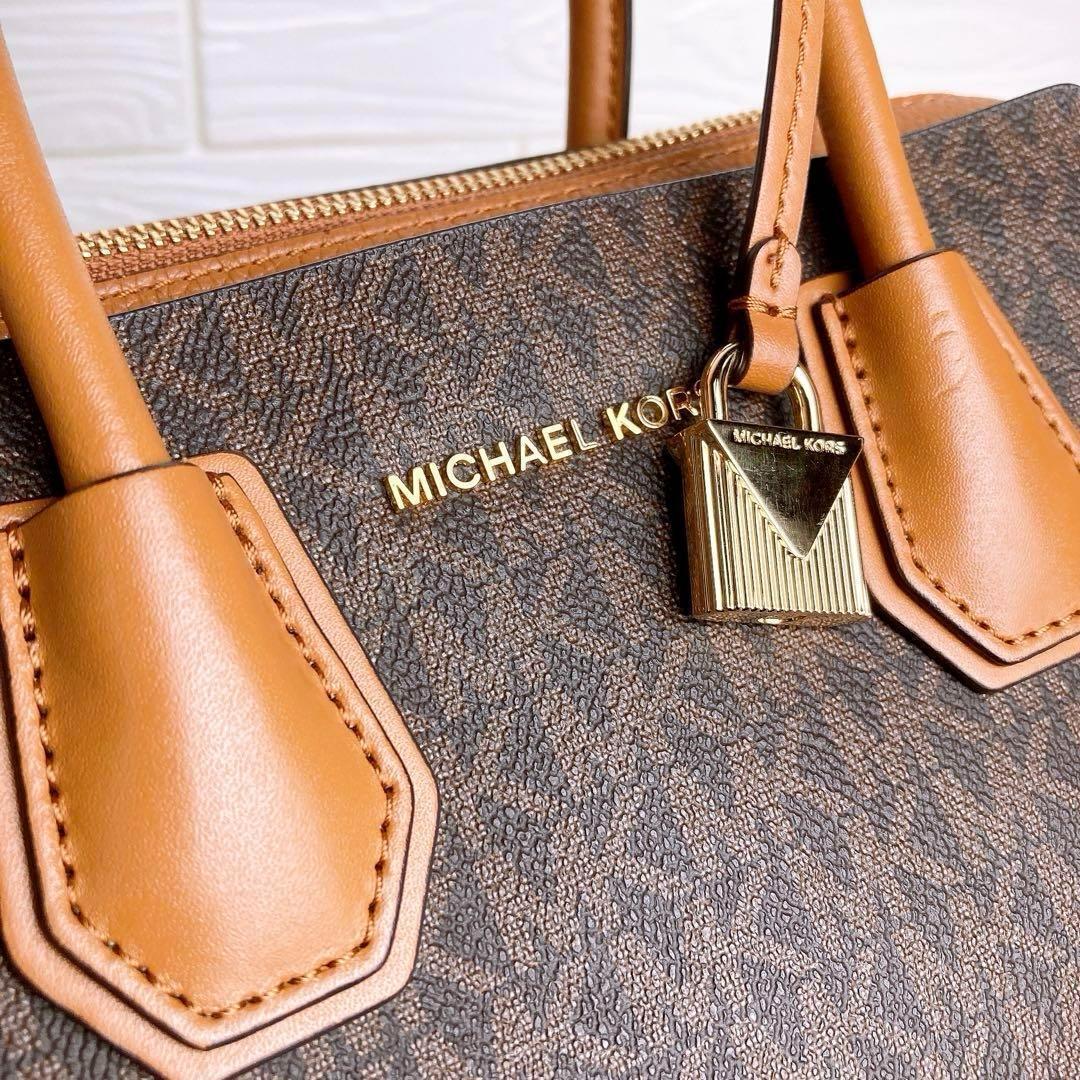 美品☆MICHAEL KORSマイケルコース 2wayショルダーバッグ レザー.