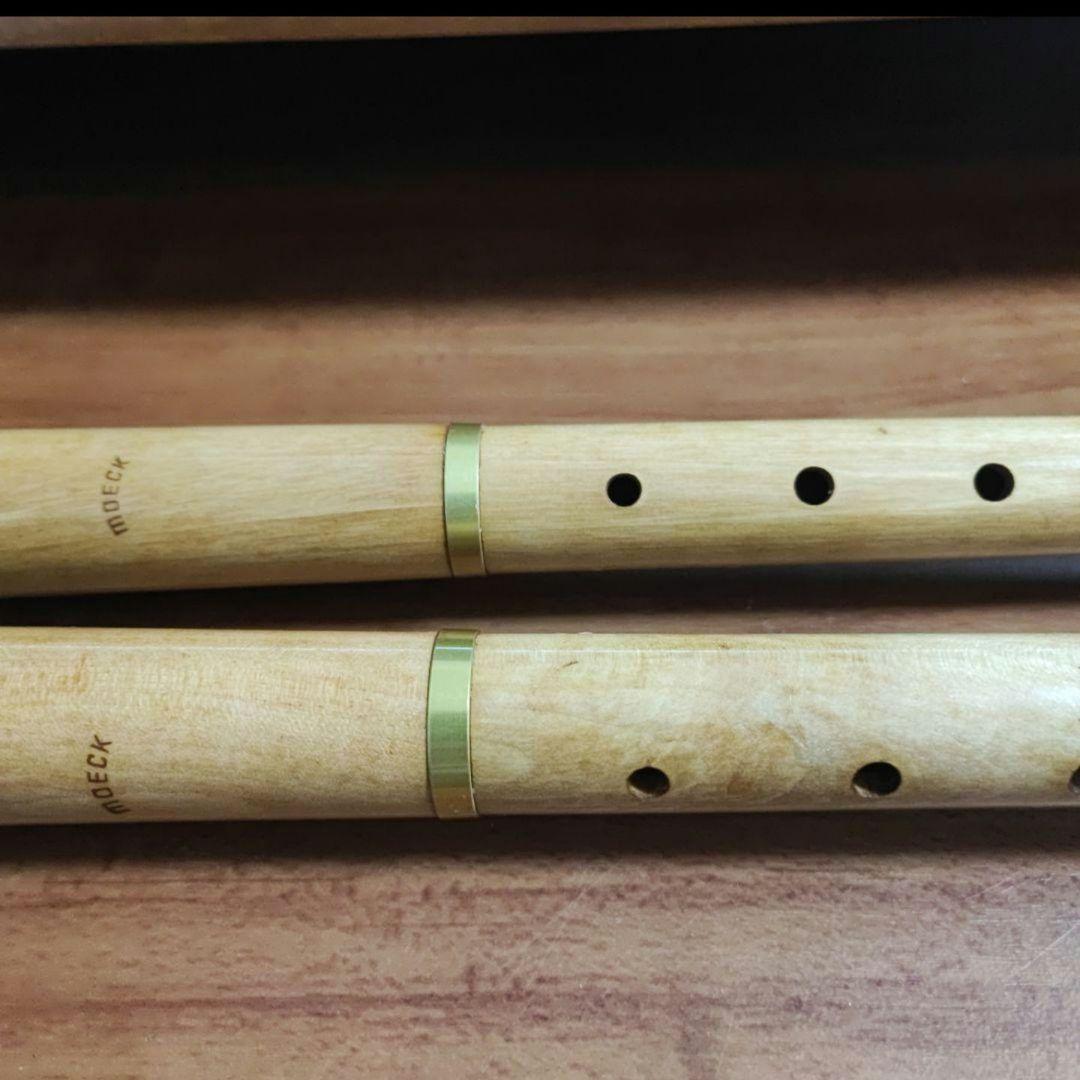 MOECK 木製 リコーダー ヴィンテージ 2本セット