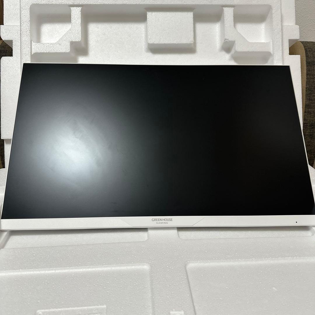 GREEN HOUSE ゲーミングモニター GH-ELCG238B-WH