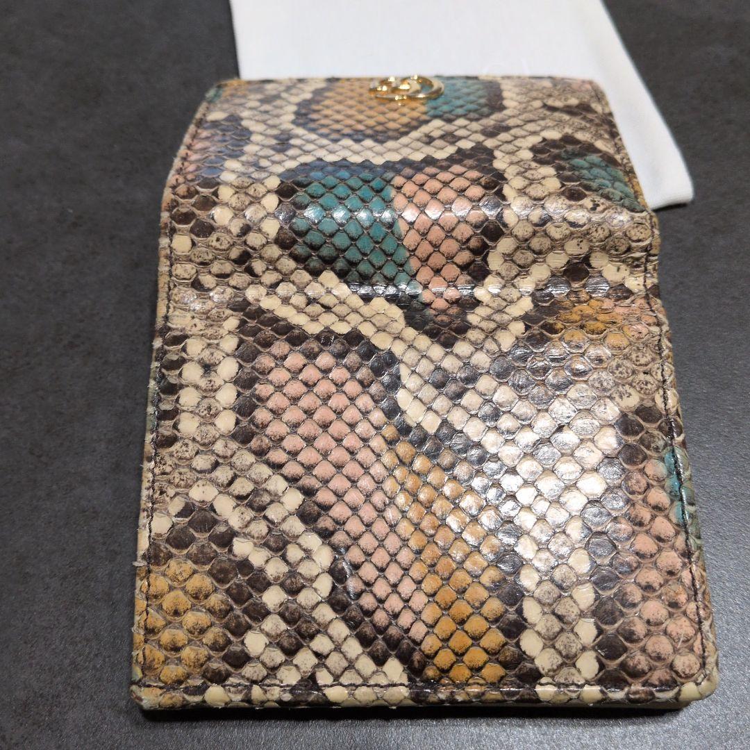 ブ*e様 【クリスマスセール中】GUCCI 金運風水グッチ　パイソン　蛇革　レザ