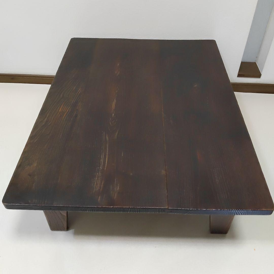 職人の技が光る！ アンティーク 木組み ちゃぶ台 座卓 ローテーブル 昭和レトロ