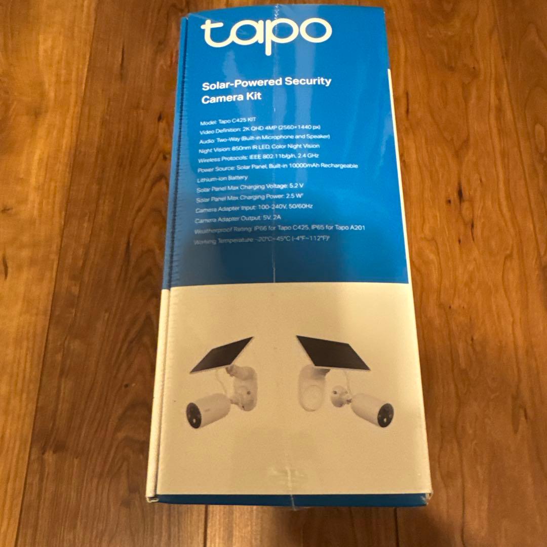 tapo C425 ワイヤレス防犯カメラ 2K QHD