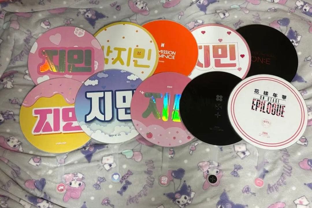 BTS ジミン うちわ・カップホルダー・トレカまとめ売り